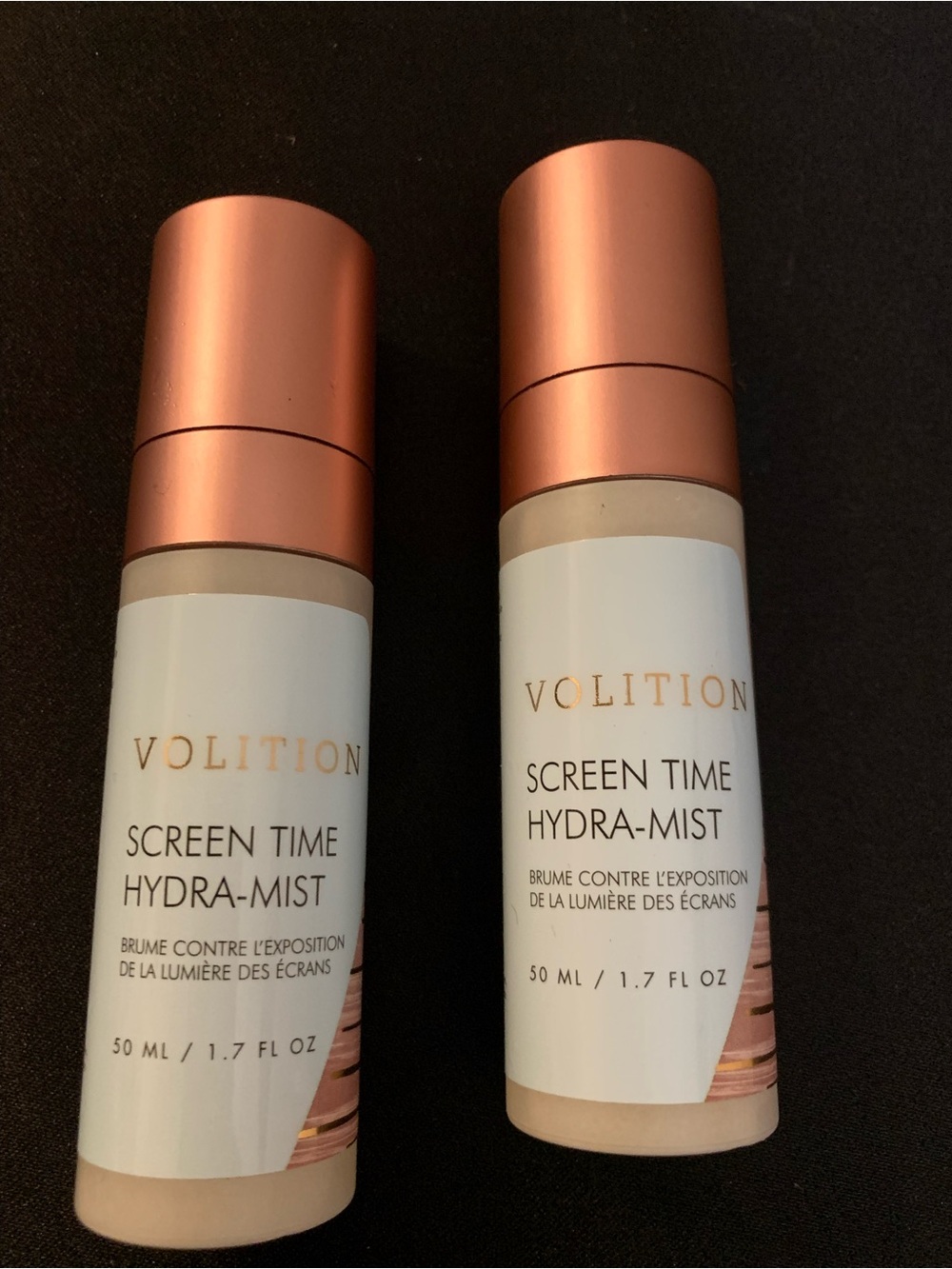 Bundle of 2–Screen Time Hydra-Mist Facial Mist — Rose Gold